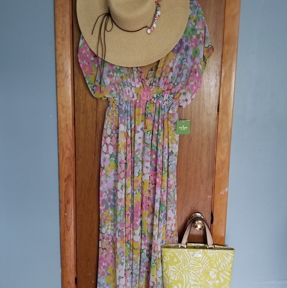 🌼kate spade new york Floral-Dot Cover-Up Dress 🌼 - Picture 2 of 5